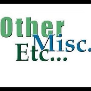 Miscellaneous Items Below